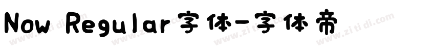 Now Regular字体字体转换